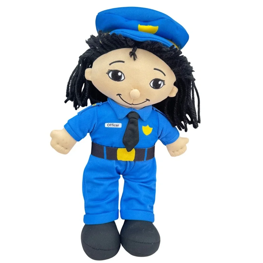 Lakeshore Learning Police Officer Plush Doll Career Toy 14in
